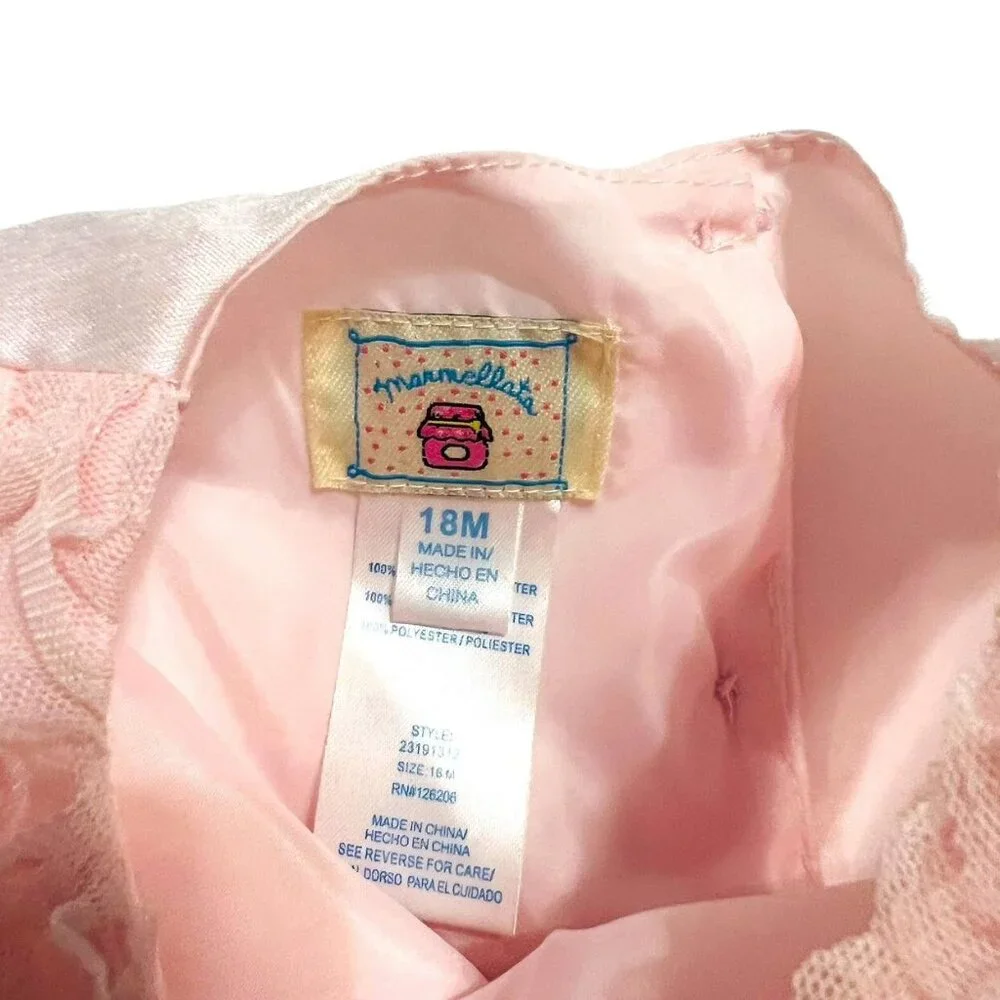 Marmellata 18m Pink Rose Tulle Special Occasion Dress